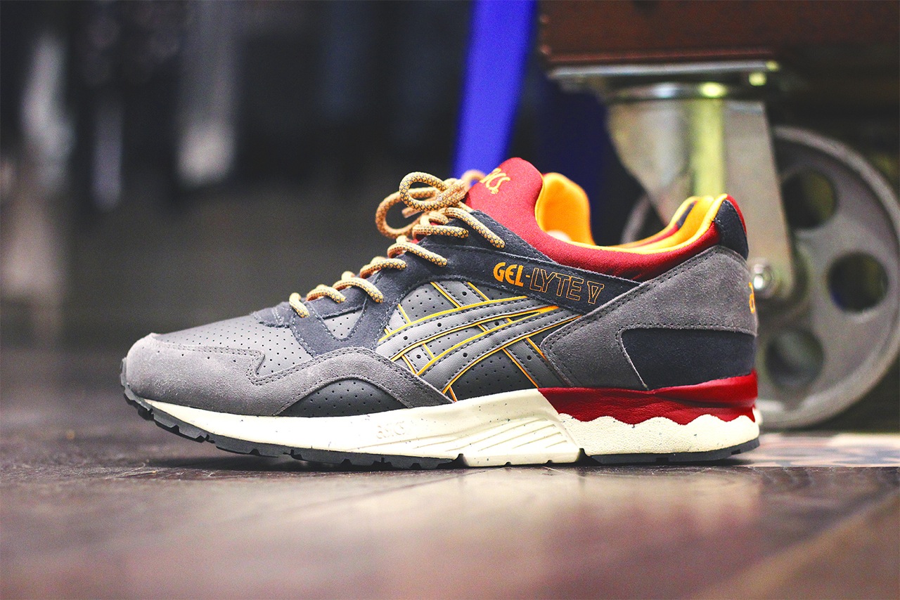 chaussure asics gel lyte 5 rouge